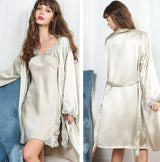 SOOYEH-NS Nightgown&Robe Set MintGreen 004