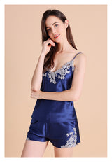 SOOYEH-NS Camisole Set DarkBlue 001