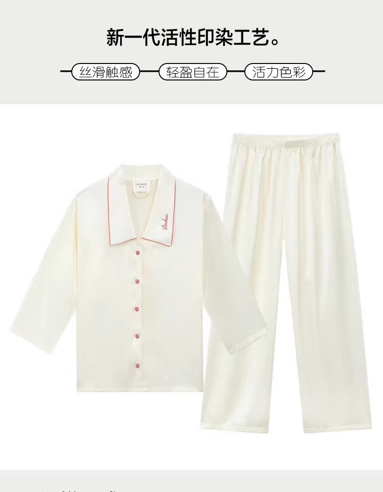 SOOYEH-NS Womens Pajamas White 002