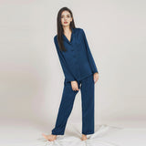 SOOYEH-NS Womens Pajamas DarkBlue 001