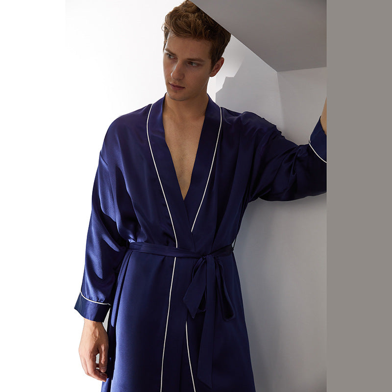 SOOYEH-NS Mens Robe DarkBlue 001