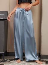 Charmeuse Relaxed Pants with Elastic Waist