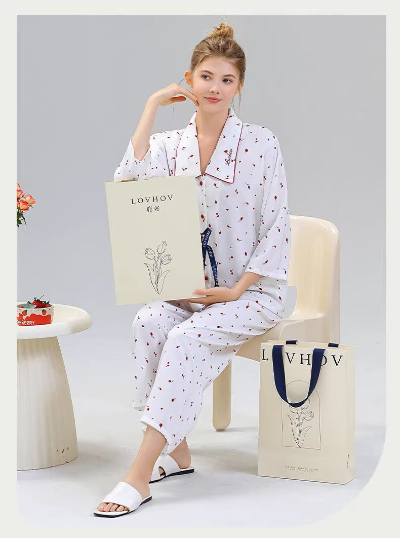 SOOYEH-NS Womens Pajamas LightBlue 001