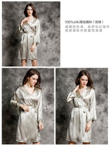 SOOYEH-NS Nightgown&Robe Set MintGreen 005