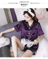 SOOYEH-NS Womens Pajamas PurpleGray 002