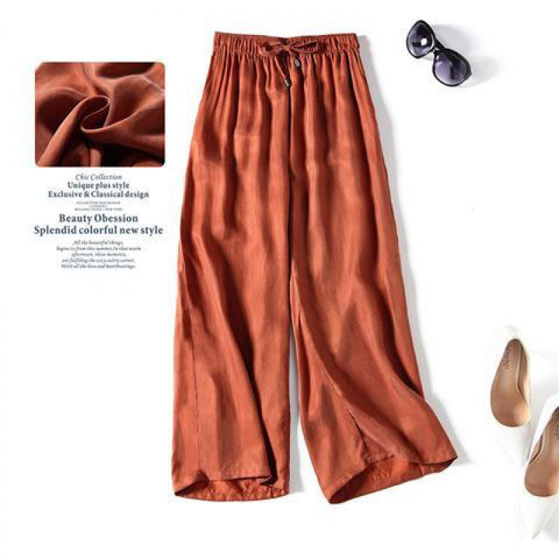 SOOYEH-NS Plus Size Womens Pants Caramel 001