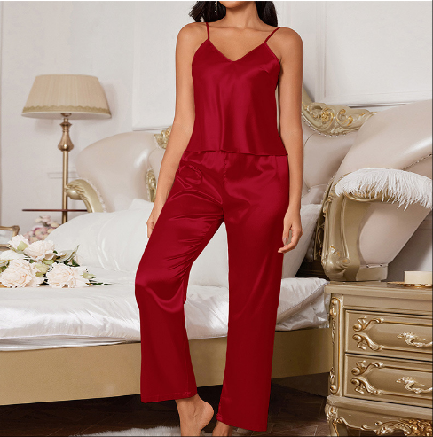 SOOYEH-NS Camisole Set Wine 001