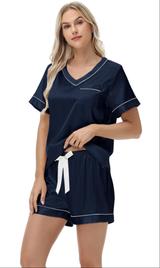 SOOYEH-NS Womens Pajamas DarkBlue 002