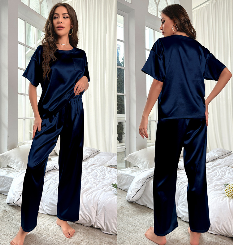 SOOYEH-NS Womens Pajamas DarkBlue 001