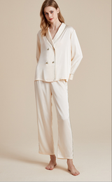 SOOYEH-NS Womens Pajamas Beige 004