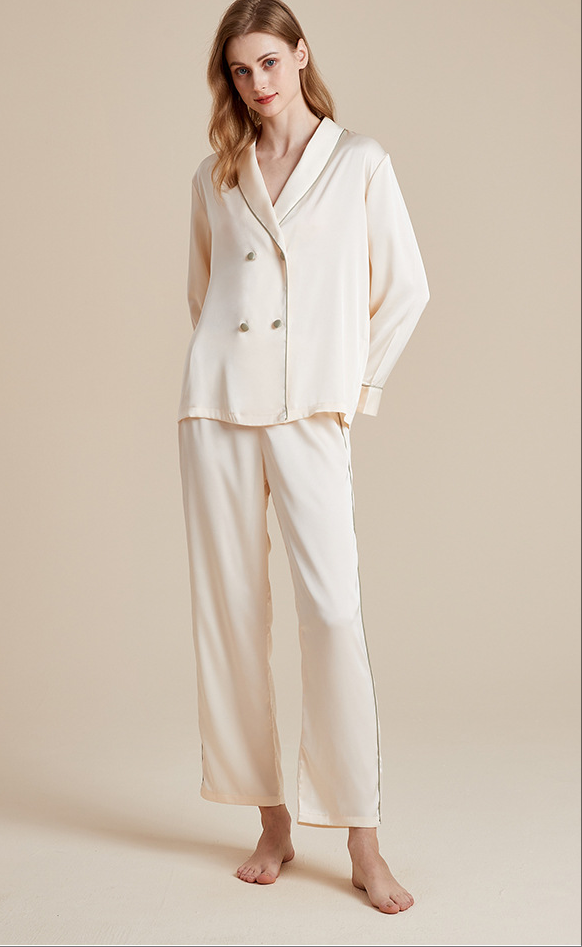 SOOYEH-NS Womens Pajamas Beige 004