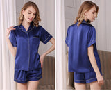 SOOYEH-NS Womens Pajamas DarkBlue 002