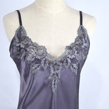 SOOYEH-NS Nightgown&Robe Set PurpleGray 005