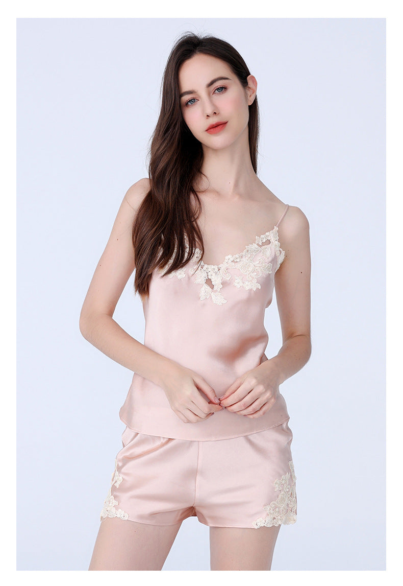 SOOYEH-NS Camisole Set Pink 001