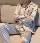 SOOYEH-NS Mens Pajamas Gray 001