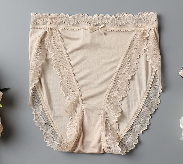 Wholesale Satin Lace Trimmed Panty for Women (Bra Not Included)