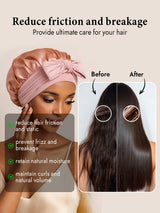 Wholesale Satin Elegant Night Bonnet Sleep Cap