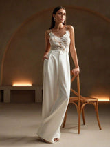 SOOYEH-NS Womens Pants White 001