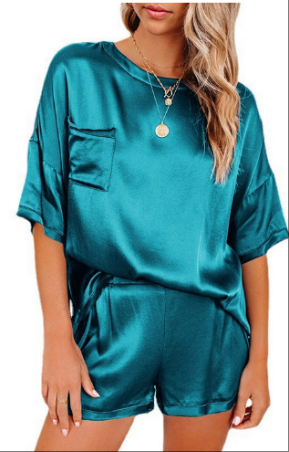 SOOYEH-NS Womens Pajamas Teal 001