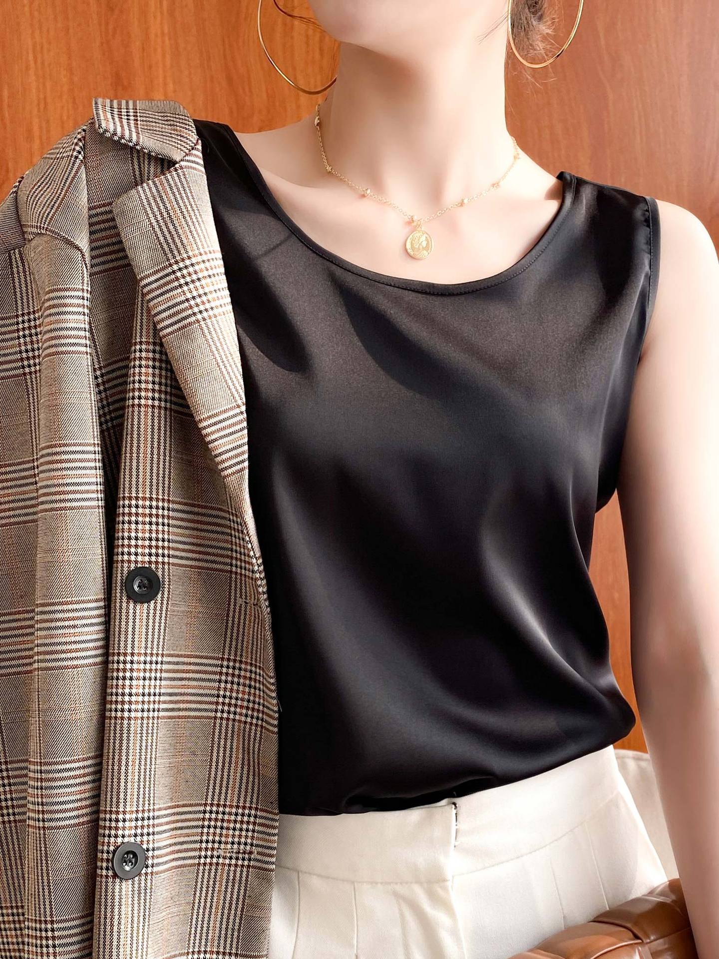 [Black] SOOYEH-NS Camisoles 002