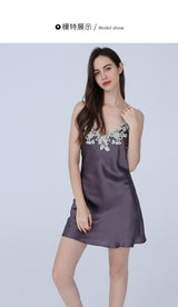 SOOYEH-NS Nightgown PurpleGray 002