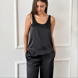 SOOYEH-NS Camisole Set Black 001