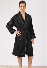 SOOYEH-NS Mens Robe Black 001