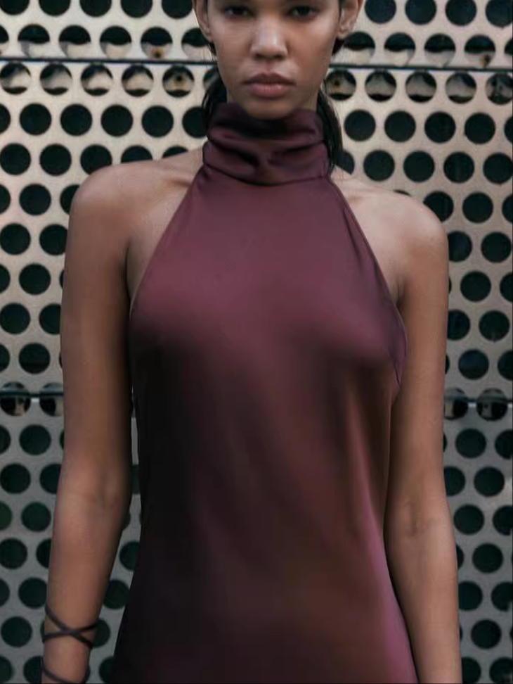 SOOYEH-NS Dress Brown 002