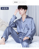 SOOYEH-NS Mens Pajamas GrayishBlue 002