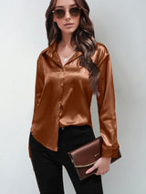 SOOYEH-NS Womens Shirt Caramel 001