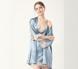 SOOYEH-NS Womens Robe SteelBlue 001