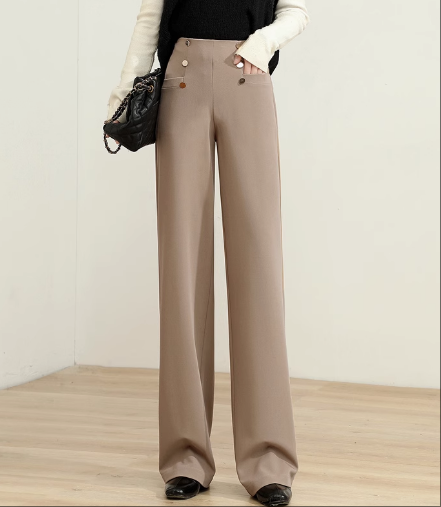 Wholesale Versatile Classic Satin Suit Pants