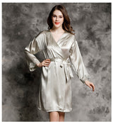 SOOYEH-NS Nightgown&Robe Set MintGreen 003