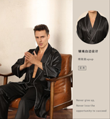 SOOYEH-NS Mens Robe Black 005