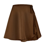 SOOYEH-NS Skirt Brown 002