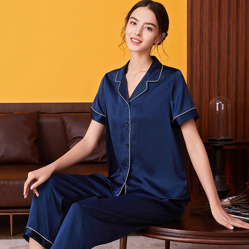 SOOYEH-NS Womens Pajamas DarkBlue 001