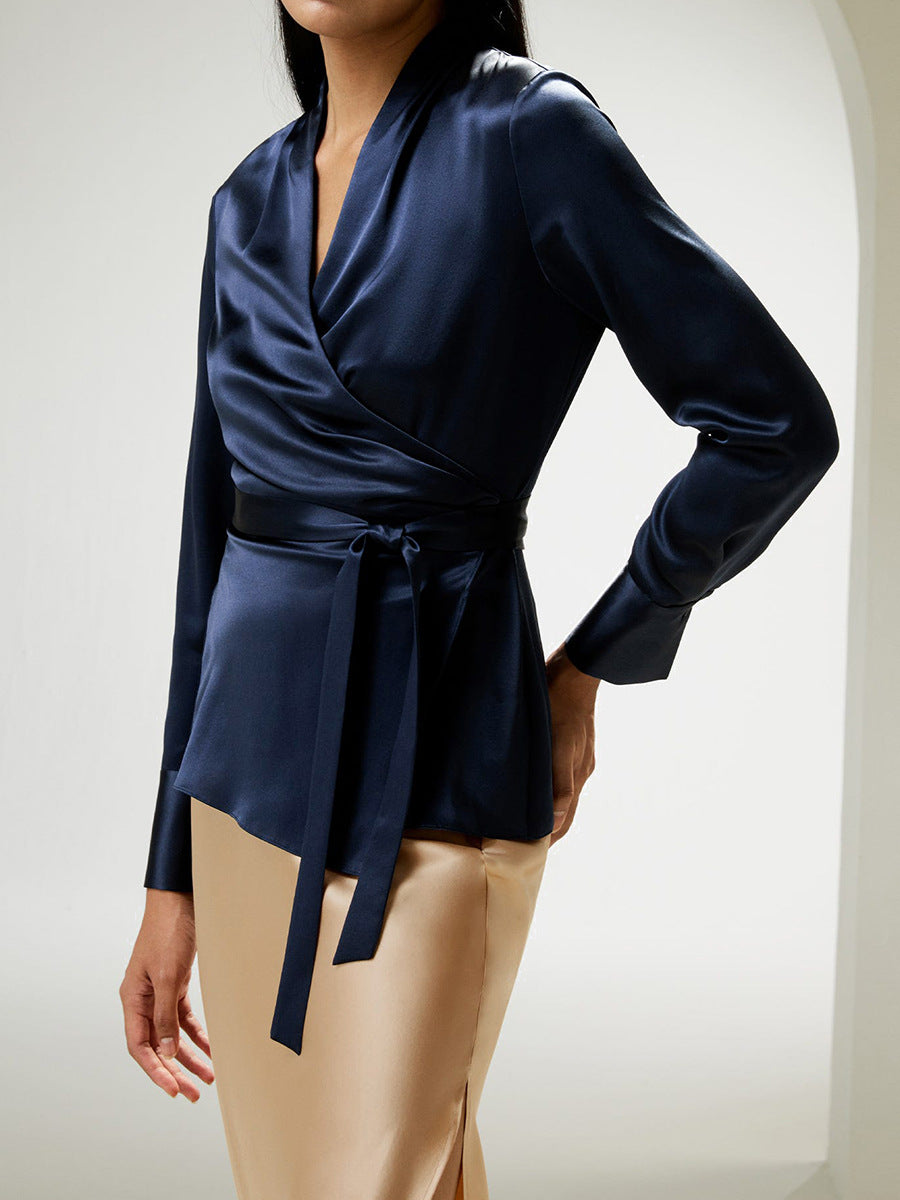 SOOYEH-NS Womens Shirt DarkBlue 002