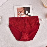 SOOYEH-NS Bra&Panty Set DarkRed 002
