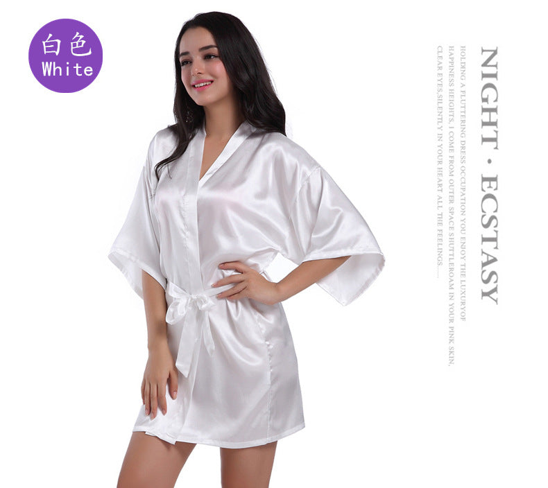 SOOYEH-NS Womens Robe White 002