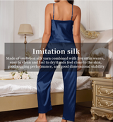 SOOYEH-NS Camisole Set DarkBlue 002