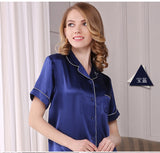 SOOYEH-NS Womens Pajamas DarkBlue 001