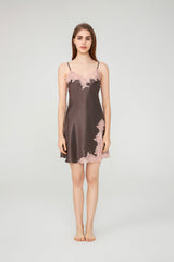 SOOYEH-NS Nightgown Brown 001