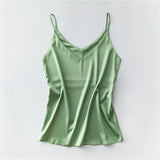 SOOYEH-NS Plus Size Camisoles LightGreen 001