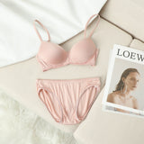 SOOYEH-NS Bra&Panty Set Pink 001