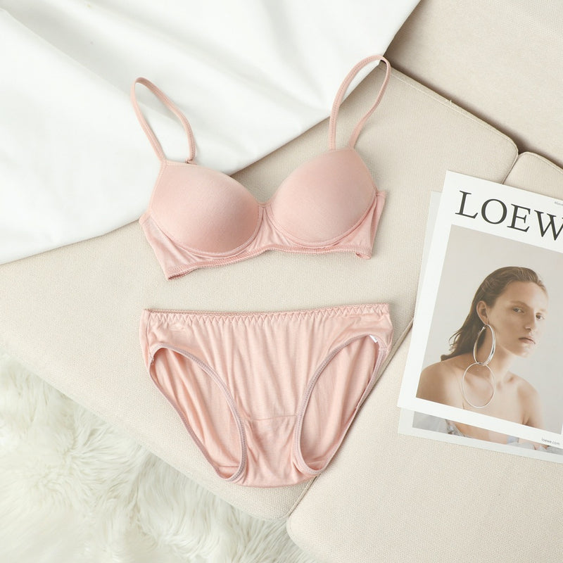 Wholesale Charmeuse Comfort Bra Panty Set