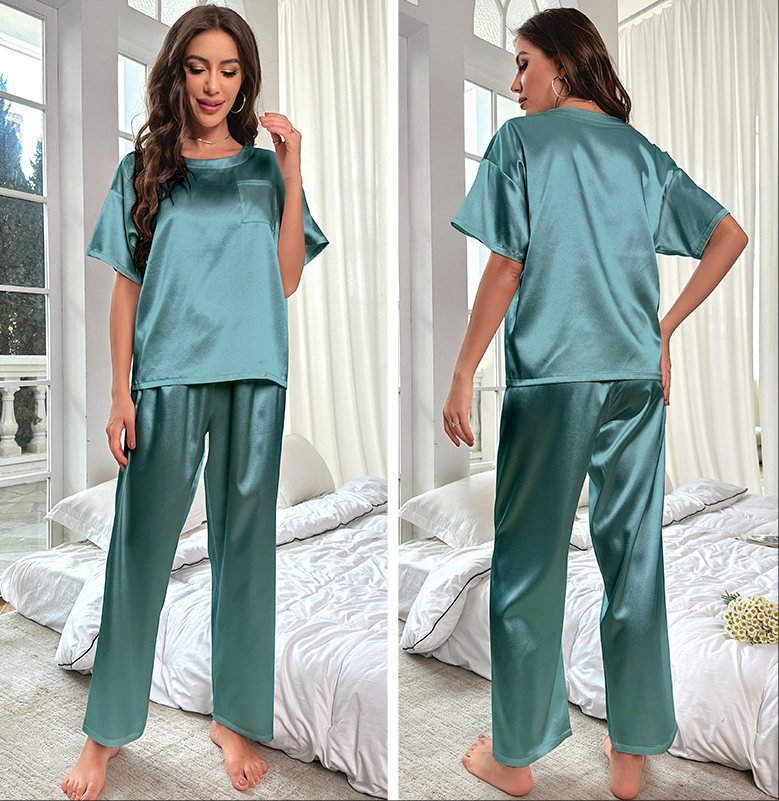 SOOYEH-NS Womens Pajamas GrayishBlue 002