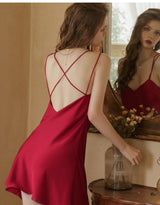 SOOYEH-NS Nightgown Wine 004