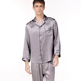 SOOYEH-NS Mens Pajamas PurpleGray 001