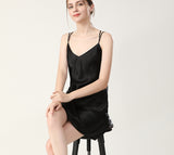 SOOYEH-NS Nightgown&Robe Set Black 003