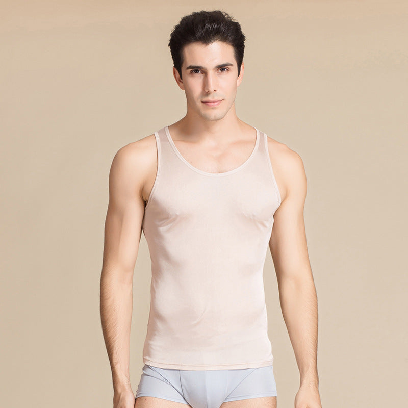 SOOYEH-NS Mens T-Shirt Beige 001